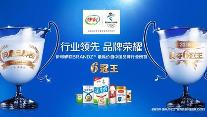重磅！伊利再次榮登Interbrand2018中國(guó)最佳品牌排行榜快消類榜首